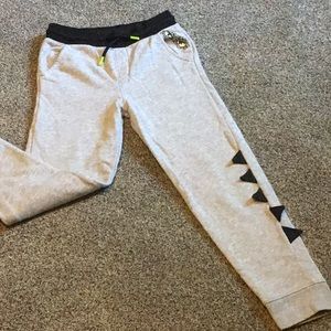 Gray black sweatpants